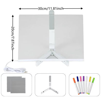 Viral Vault™ Magic Light Board Transparent