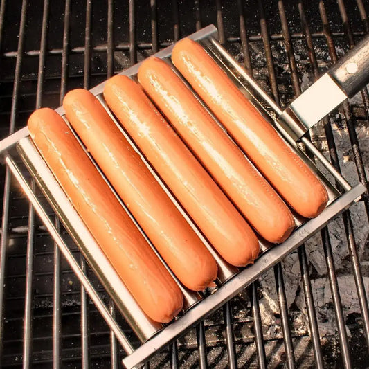 Viral Vault™ Hot Dog Roller For Grill