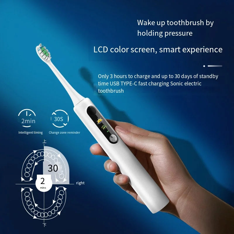 Viral Vault™ Intelligent Magnetic Suspension Ultrasonic Electric Toothbrush