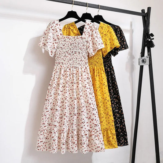 Viral Vault™ Spring Summer Chiffon Dress