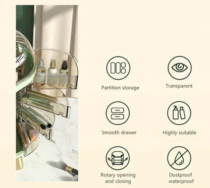 Viral Vault™ Desktop Makeup Organizer
