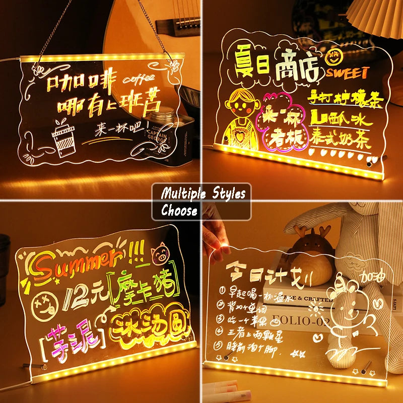 Viral Vault™ Magic Light Board Transparent