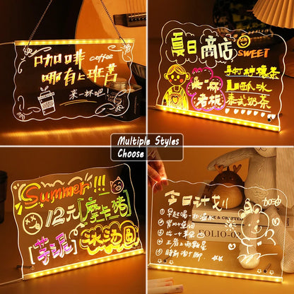 Viral Vault™ Magic Light Board Transparent