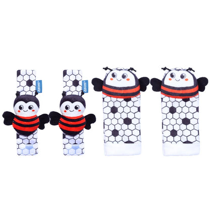 Viral Vault™  Cute Stuffed Animals Baby Rattle Socks