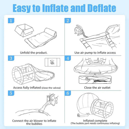 Viral Vault™ Dome  Luxurious Inflatable Bubble