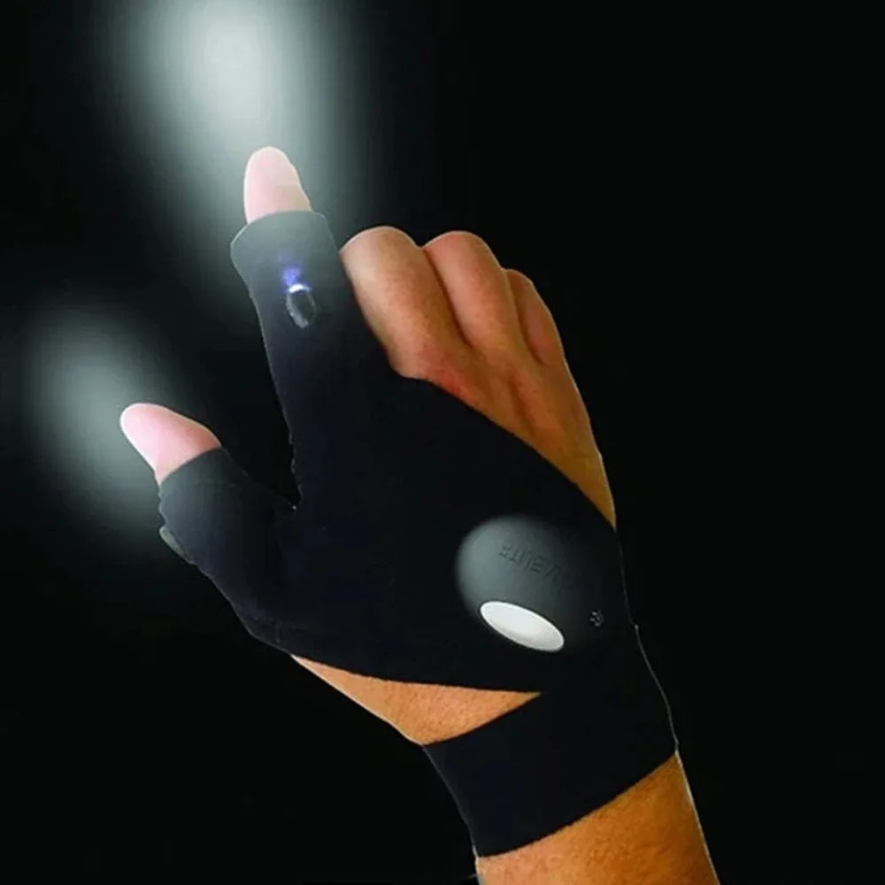 Viral Vault™ LED Flashlight Luminous Running Gloves