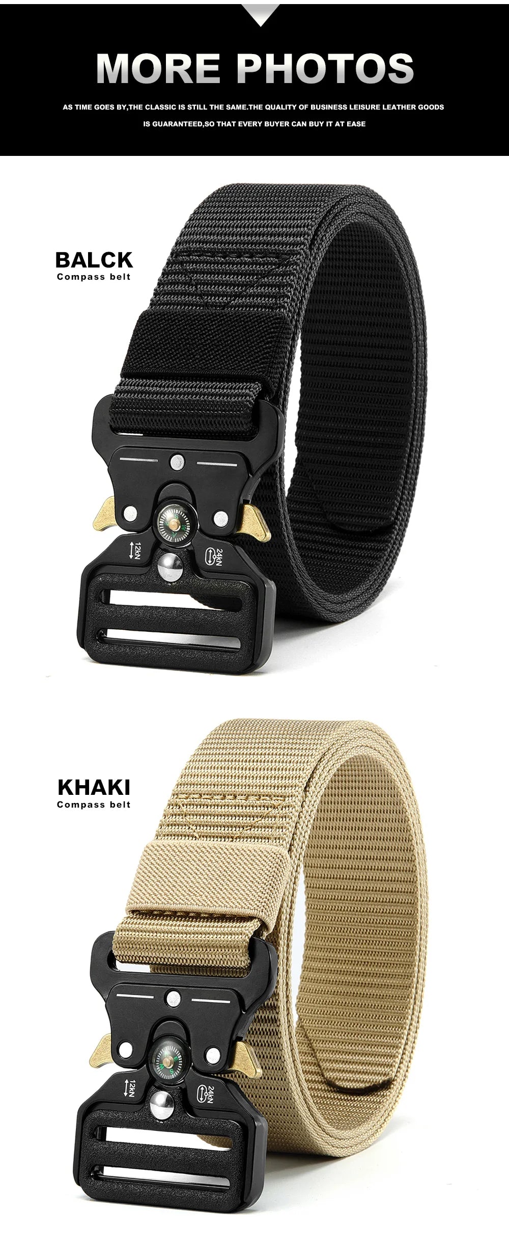 Viral Vault™  Multi Function Compass Belt