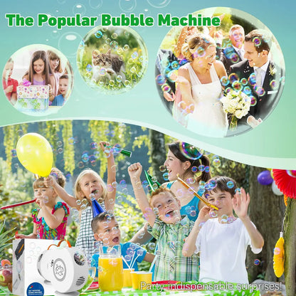 Viral Vault™ 360° Portable Electric Bubble Machine
