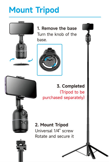 Viral Vault™ 360 Follow Selfie Stand