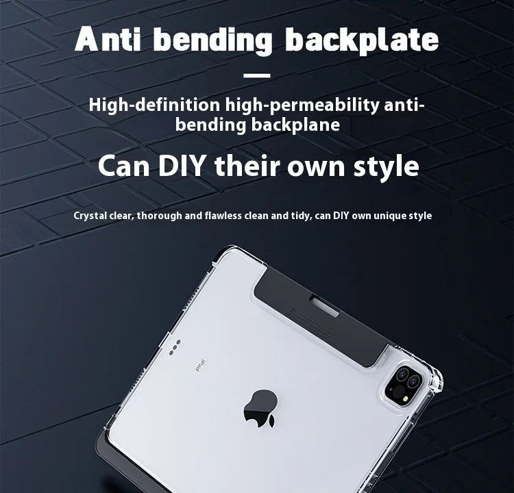 Viral Vault™ Clear Rotating iPad Keyboard Case