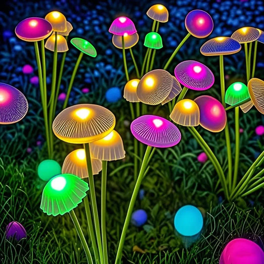 Viral Vault™ Solar Jellyfish Lights Mushroom Lights