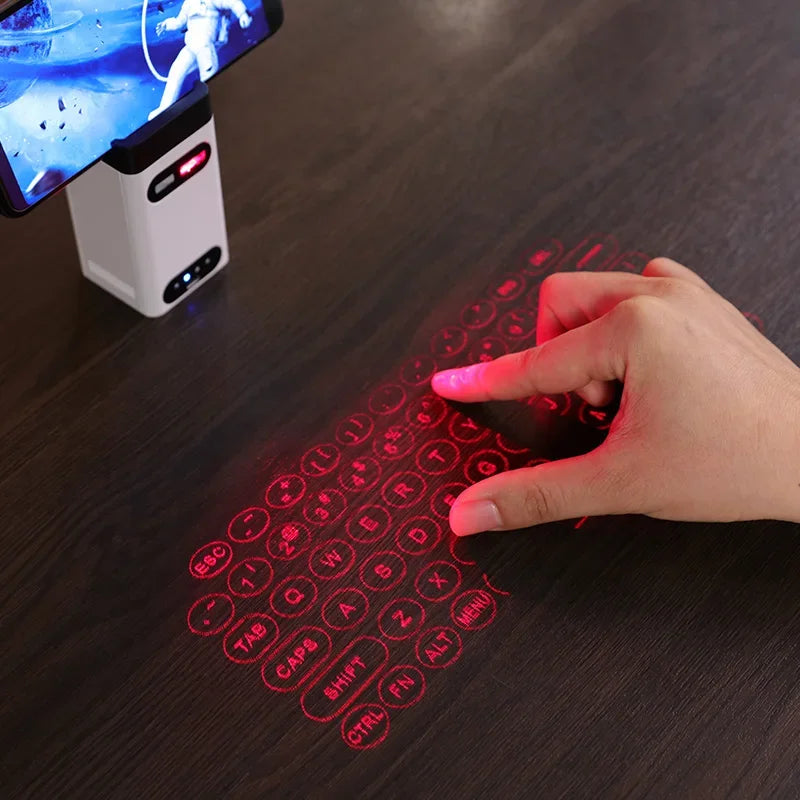 Viral Vault™ Virtual Laser Keyboard Bluetooth Wireless Touch Projector