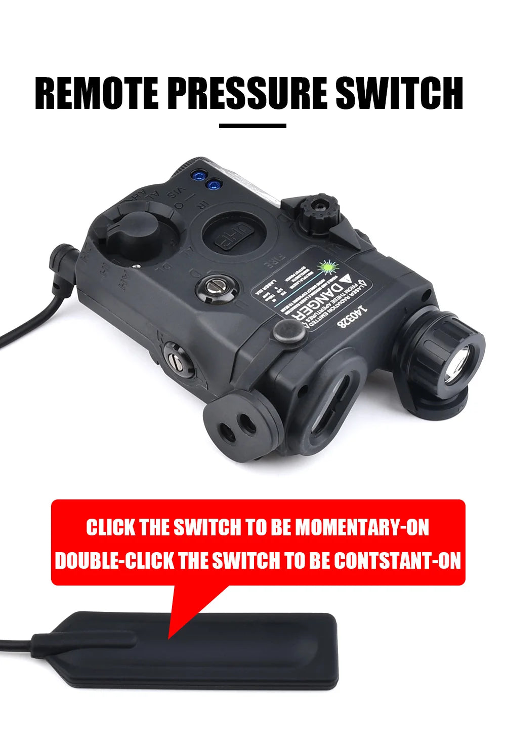 Viral Vault™ Tactical Gear WADSN hunting LR Pointer