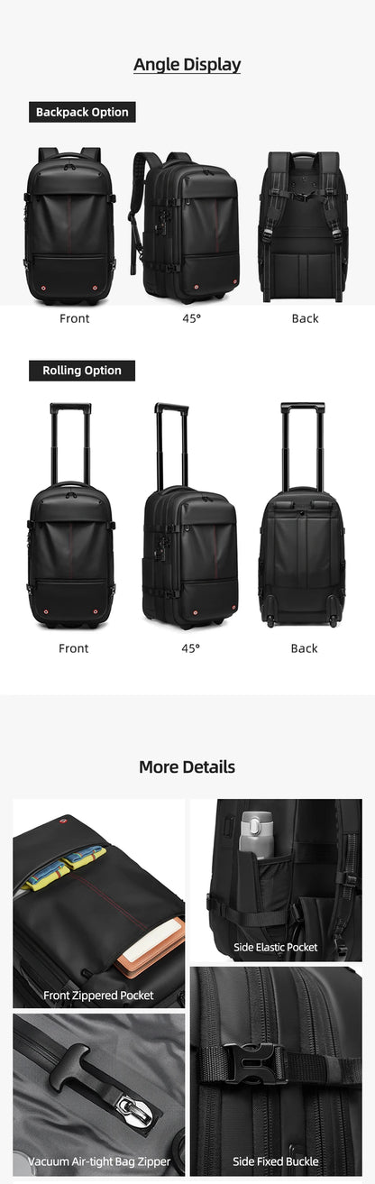 Viral Vault™ vacuum compression business backpacks