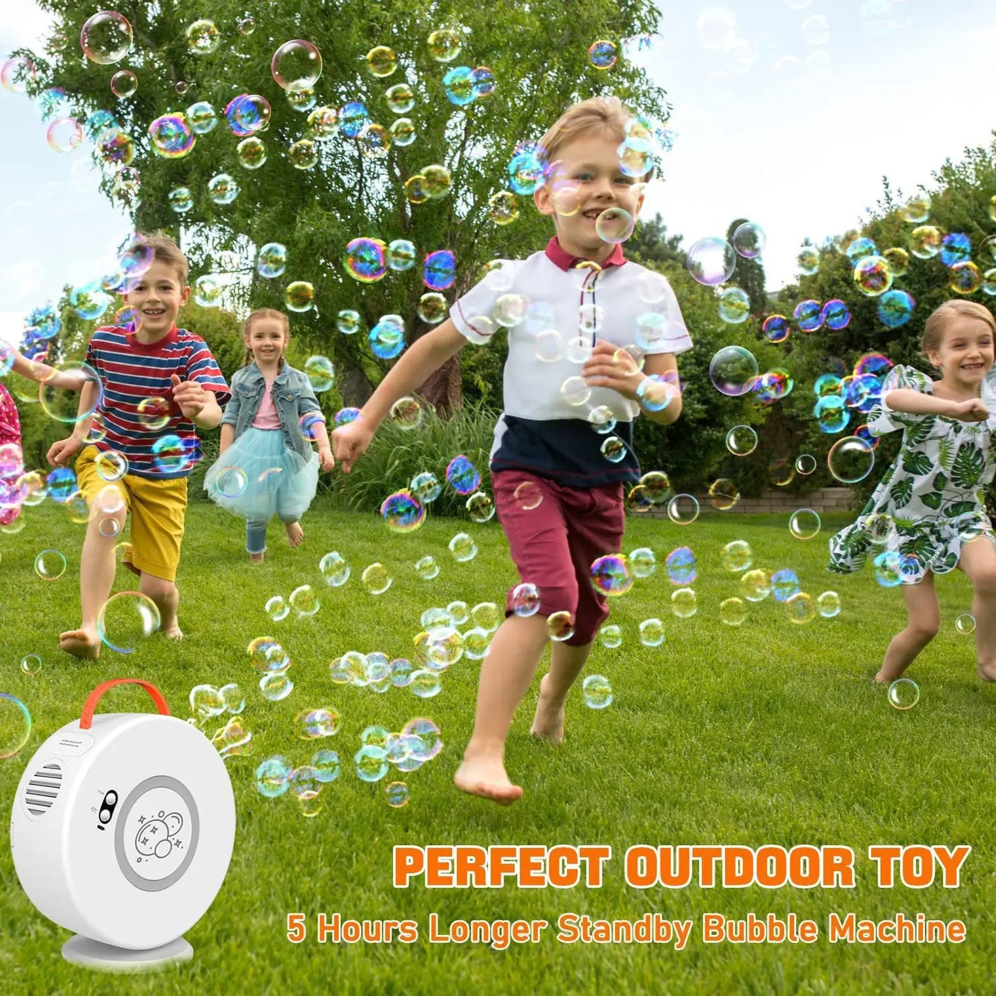 Viral Vault™ 360° Portable Electric Bubble Machine