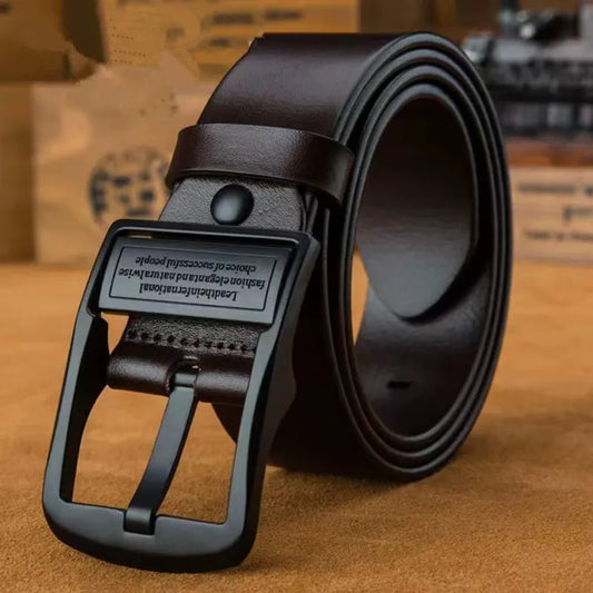 Viral Vault™ Leather Cowhide Men's Belt