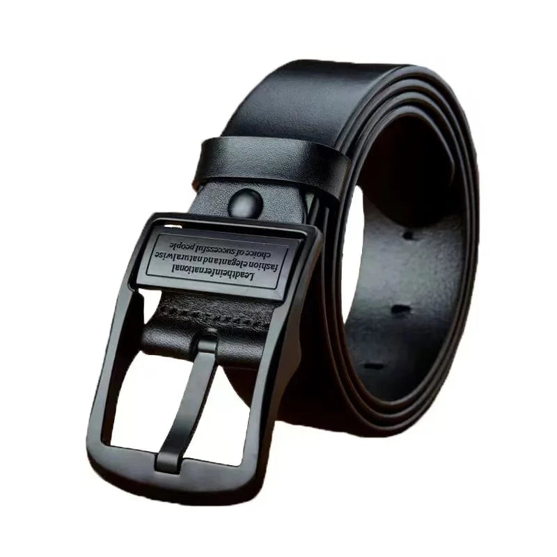 Viral Vault™ Leather Cowhide Men's Belt