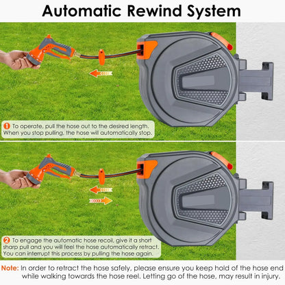 Viral Vault™ Retractable Garden Hose