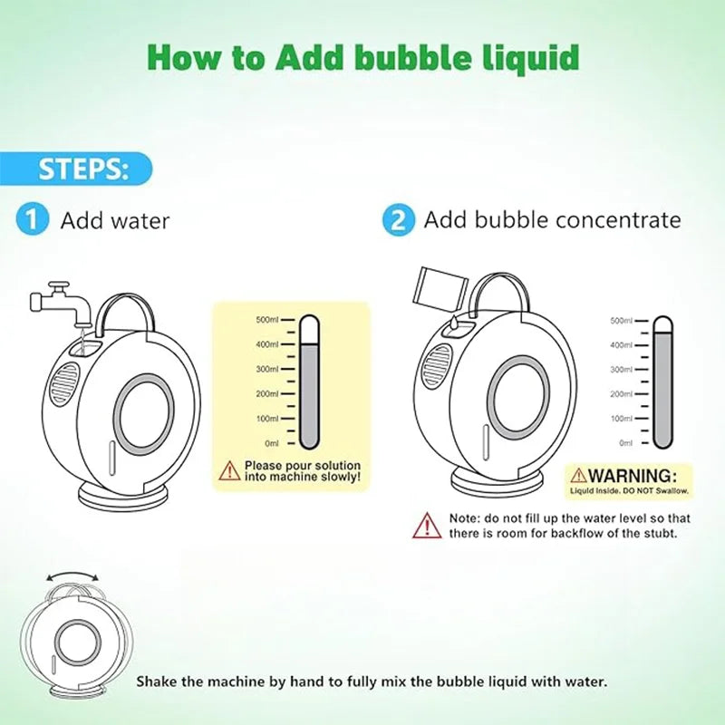 Viral Vault™ 360° Portable Electric Bubble Machine