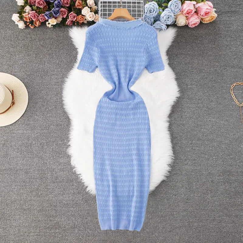 Viral Vault™  YuooMuoo 2025 New Arrival Women Knitted Long Dress