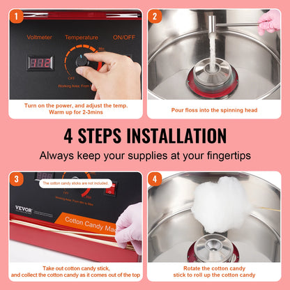 Viral Vault™ Electric Cotton Candy Machine