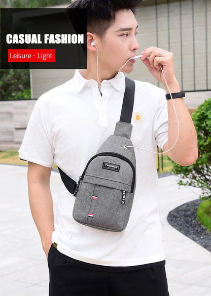 Viral Vault™ Men's Waterproof Large Capacity Fanny Pack