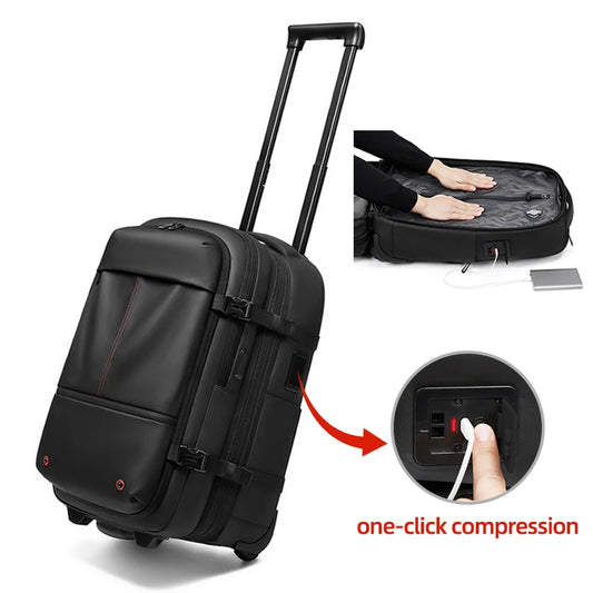 Viral Vault™ vacuum compression business backpacks