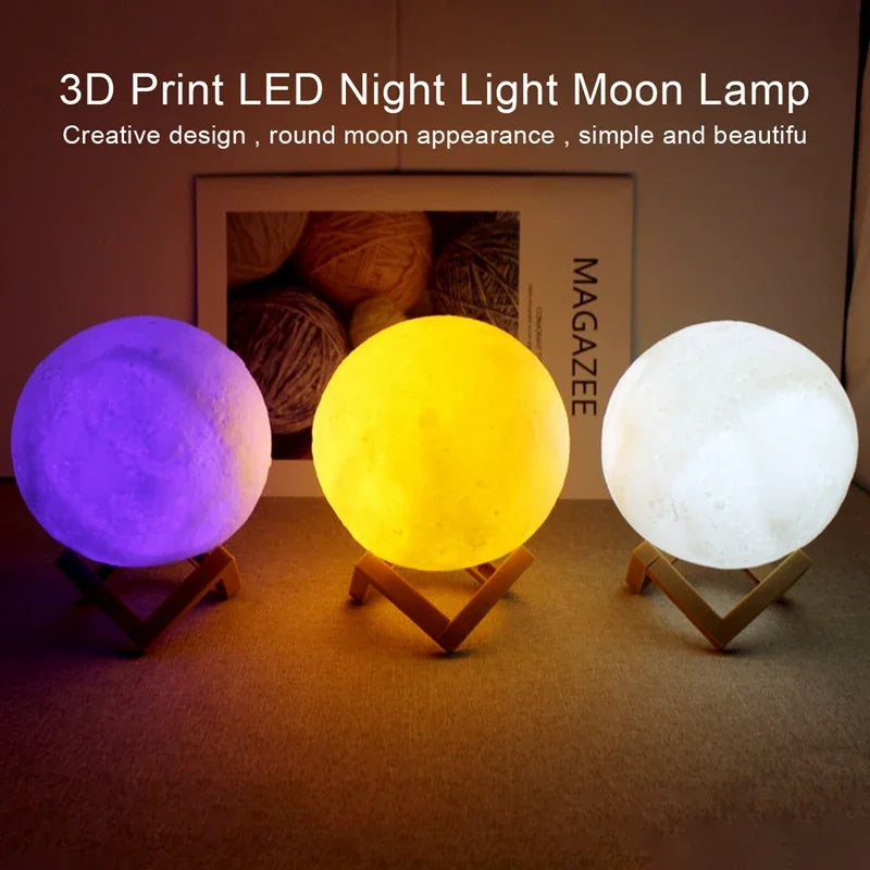 Viral Vault™  LED Moon Light Galaxy