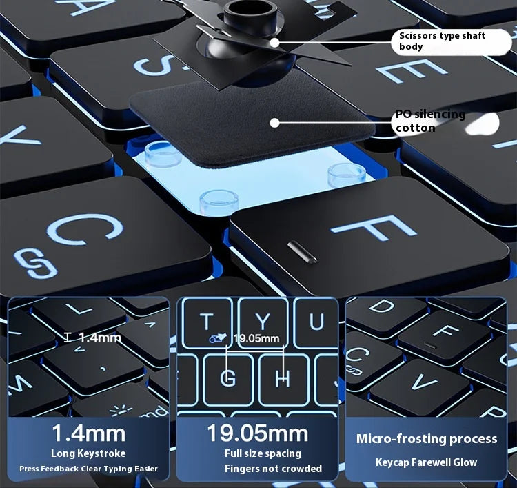 Viral Vault™ Clear Rotating iPad Keyboard Case