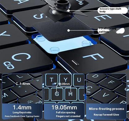 Viral Vault™ Clear Rotating iPad Keyboard Case