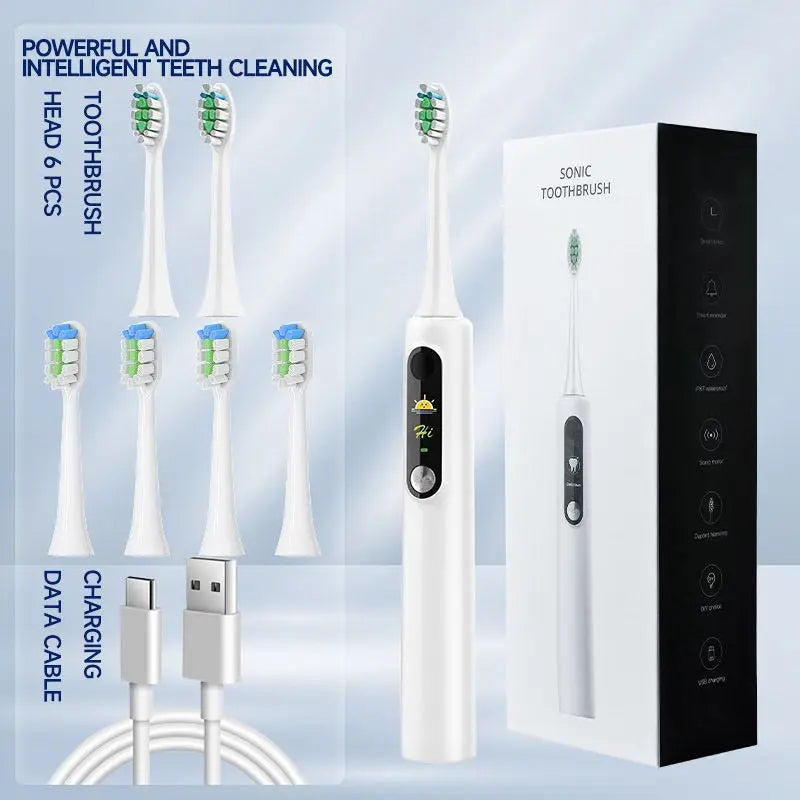 Viral Vault™ Intelligent Magnetic Suspension Ultrasonic Electric Toothbrush
