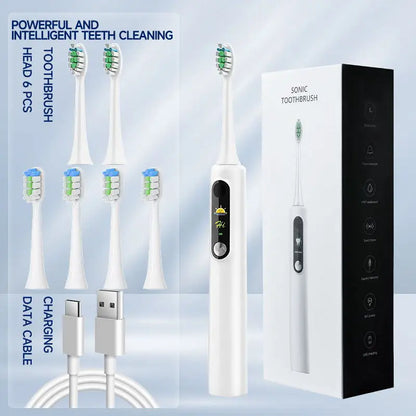 Viral Vault™ Intelligent Magnetic Suspension Ultrasonic Electric Toothbrush