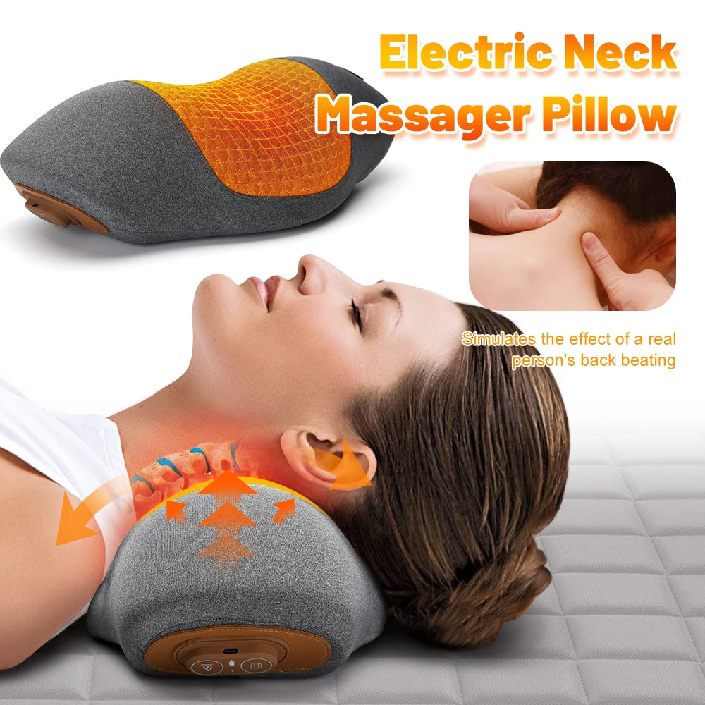 Viral Vault™  Electric Neck Massager Cervical Pillow