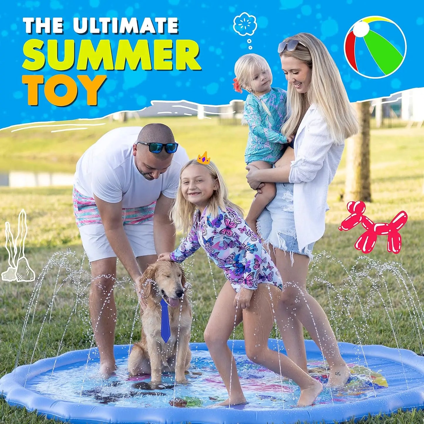 Viral Vault™  Pet Swimming Pool