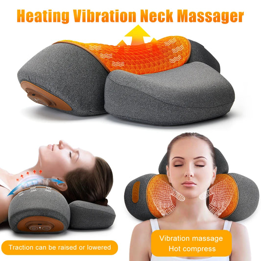 Viral Vault™  Electric Neck Massager Cervical Pillow