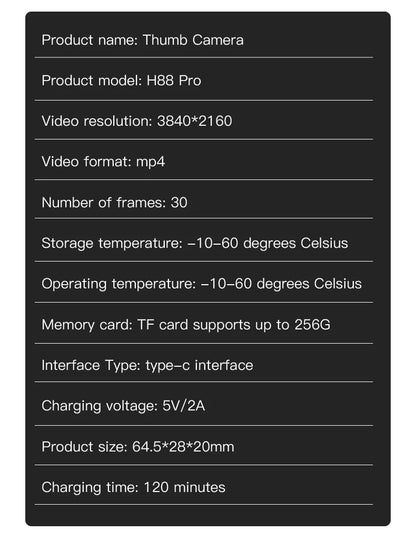 Viral Vault™  Small Vlog Wireless Camera