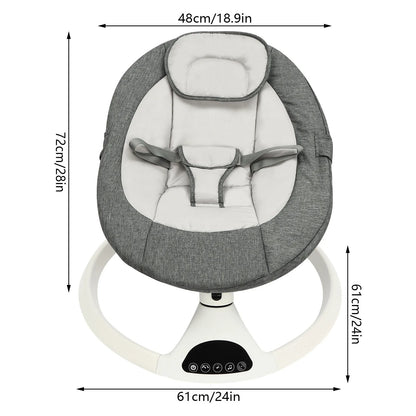 Viral Vault™ Electric Baby Rocking Chair
