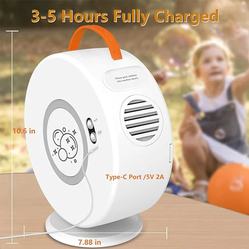 Viral Vault™ 360° Portable Electric Bubble Machine