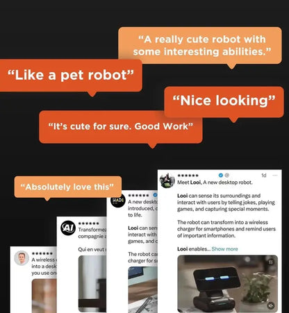 Viral Vault™ LOOI Robot Smart Toy