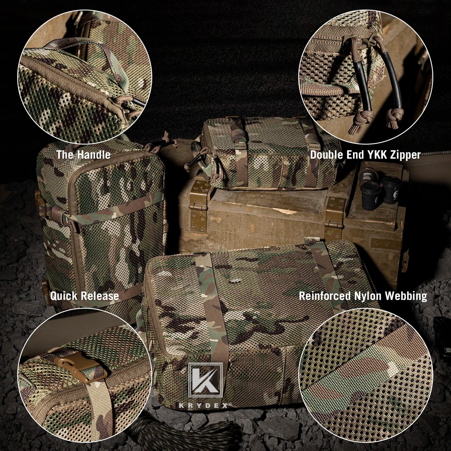 Viral Vault™ Tactical Modular Pouch Set