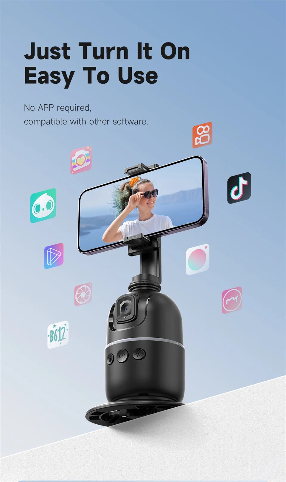 Viral Vault™ 360 Follow Selfie Stand