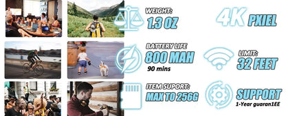 Viral Vault™  Small Vlog Wireless Camera