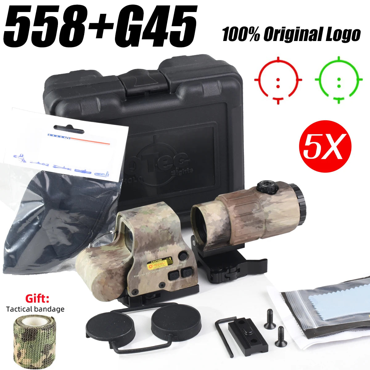 Viral Vault™ Tactical Holographic Green Red Dot Sight Hunting