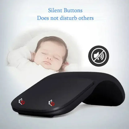 Viral Vault™ Foldable Wireless Ergonomic Arc Touch Computer Mouse