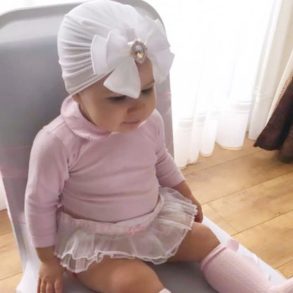 Viral Vault™ Newborn Girls Bowknot Diamond