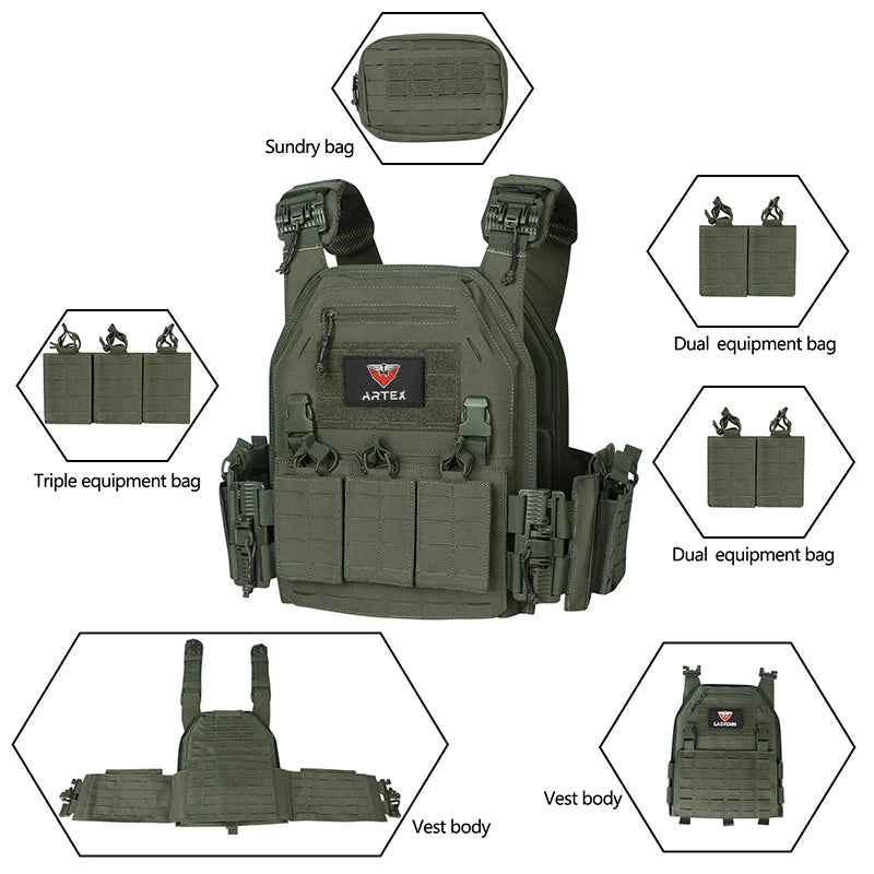Viral Vault™ Tactico Vest With Quick Release