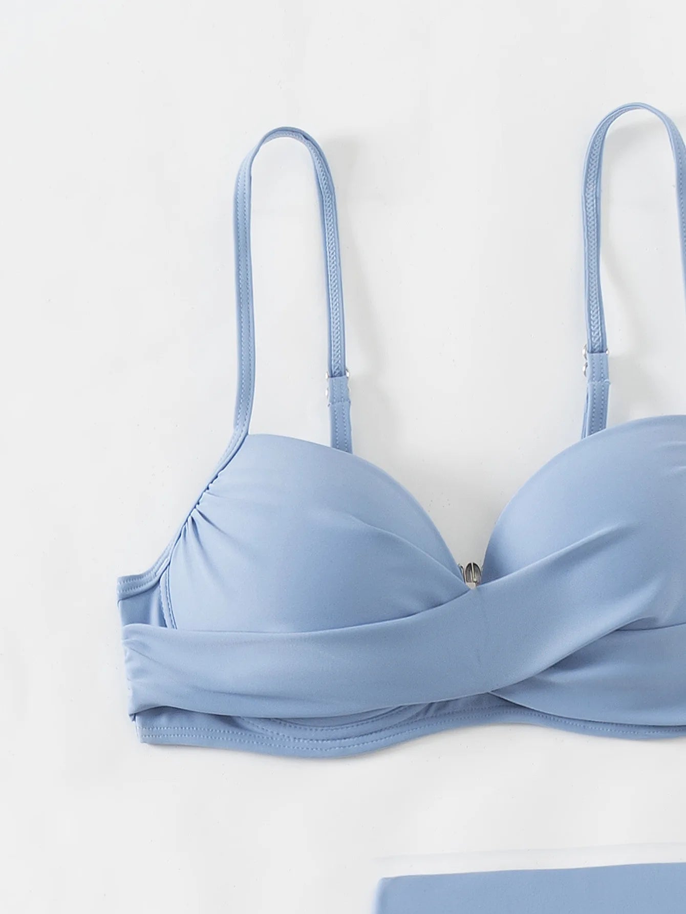 Viral Vault™ Women's Sky Blue Three Piece Swimsuit