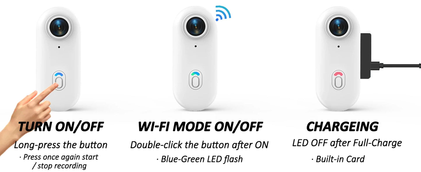 Viral Vault™  Small Vlog Wireless Camera