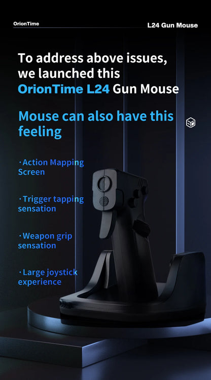 Viral Vault™ Gun Style Gaming Mouse