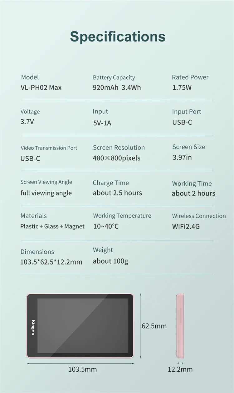 Viral Vault™ Kingma PH02 Max